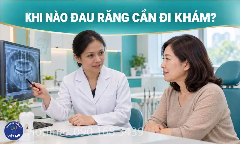 Đau răng là do đâu? Nguyên nhân và cách xử lý an toàn 6 bac-si-tu-van-cho-khach-hang-tai-phong-kham-nha-khoa-viet-my